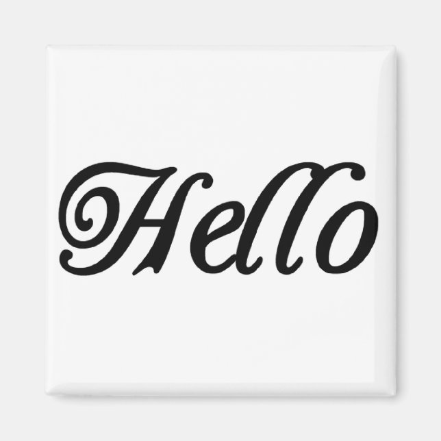 Hallo Magnet (Vorne)