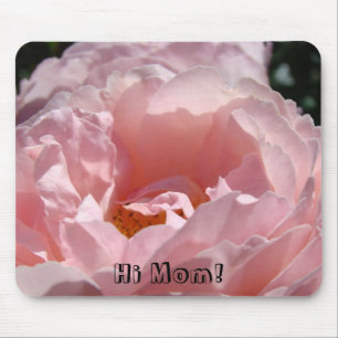Hallo Mama! Mousepad Rosengarten