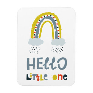 Hallo mein kleiner Regenbogen Magnet