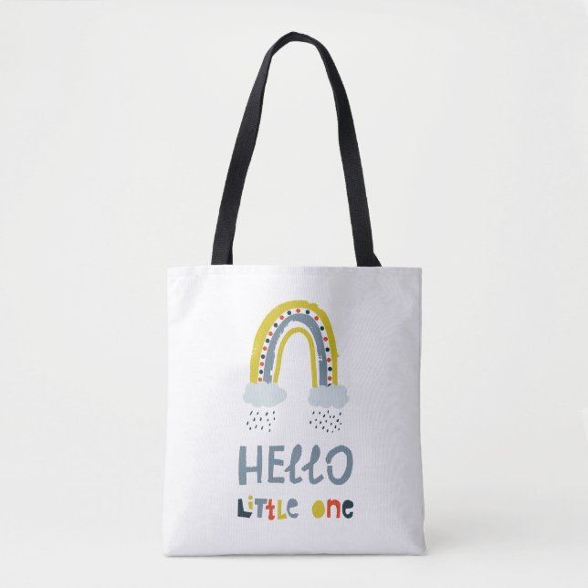 Hallo mein kleiner Regenbogen Tasche (Vorderseite)