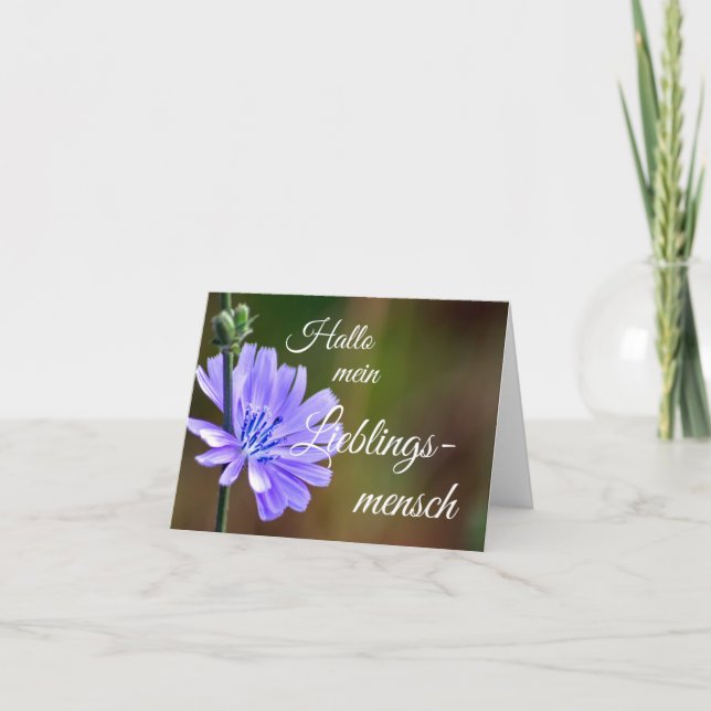 Hallo mein Lieblingsmensch! Karte (Vorderseite)