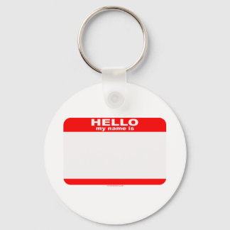 Hallo, mein Name ist BLANK copy Schlüsselanhänger