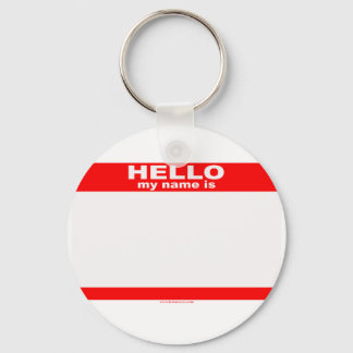 Hallo, mein Name ist BLANK copy Schlüsselanhänger