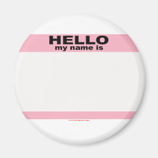 Hallo, mein Name ist BLANK PINK copy Magnet
