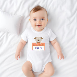 Hallo, mein Name ist die Einführung eines Neugebor Baby Strampler