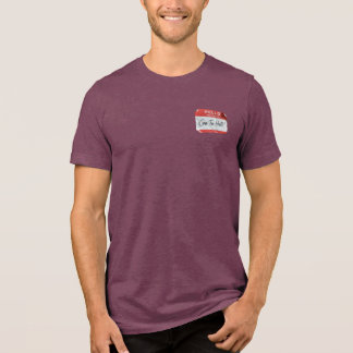 Hallo: Mein Name ist Geh zur Hölle! Tri-Blend Shirt
