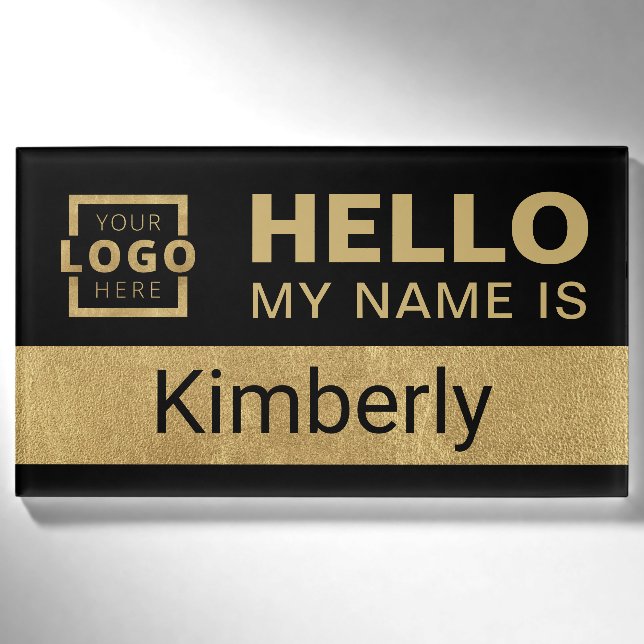 Hallo Mein Name ist - Name des benutzerdefinierten Namenschild (Vorderseite)