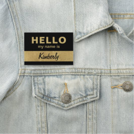 Hallo Mein Name ist - Name des benutzerdefinierten Namensschild