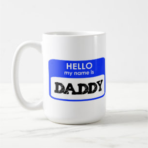 Hallo, mein Name ist Papa, neues Vatergeschenk, Va Kaffeetasse