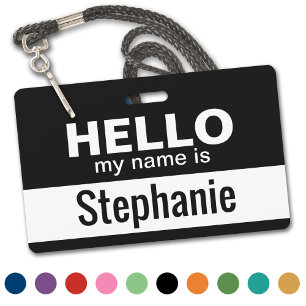 Hallo, mein Name ist - personalisiert Ausweis