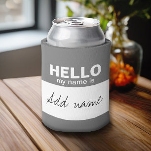 Hallo, mein Name ist - personalisiert Dosenkühler