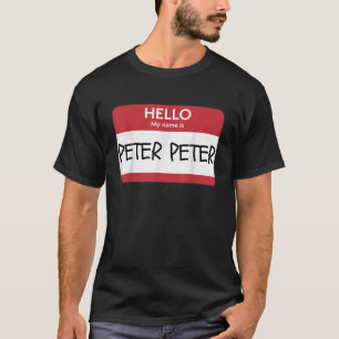 Hallo, mein Name ist Peter Funny Halloween 2429 T-Shirt