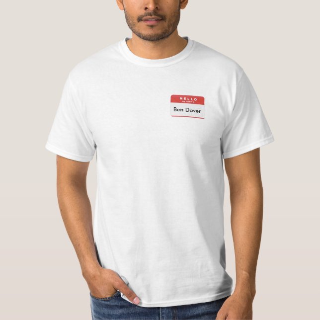 hallo-mein-Name-ist T-Shirt (Vorderseite)