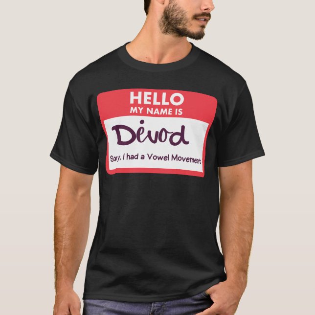 Hallo Mein Name ist . . . T-Shirt (Vorderseite)