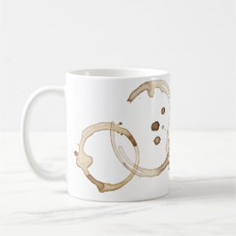 Hallo Mein Name ist VATER Nametag Coffee Rings Fun Kaffeetasse