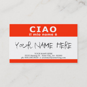 HALLO, mein Name ist Visitenkarte