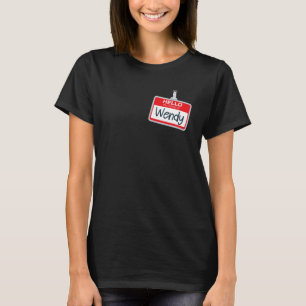 Hallo, mein Name ist Wendy Funny Halloween Custome T-Shirt