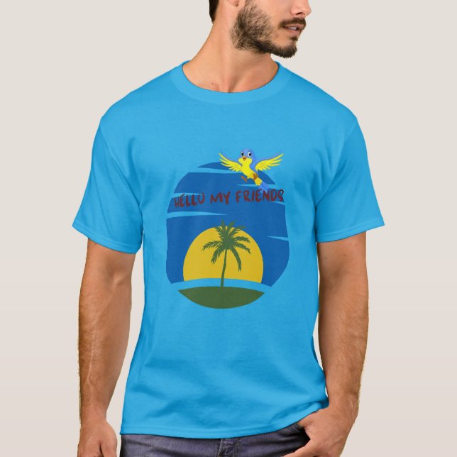 Hallo meine Freunde T-Shirt (Vorderseite)