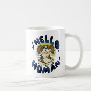 Hallo Mensch Heilende Yoga Hund Kaffeetasse