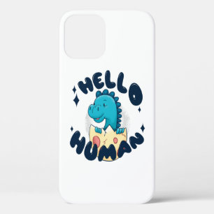 Hallo Mensch lustiger Dinosaurier Case-Mate iPhone Hülle
