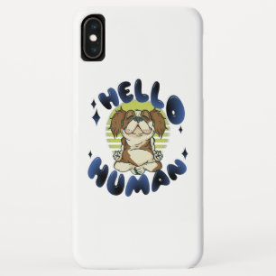 Hallo Mensch Meditierender Yoga-Hund Case-Mate iPhone Hülle
