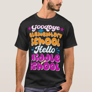 Hallo Mittelschule Abschluss Grundschule T-Shirt