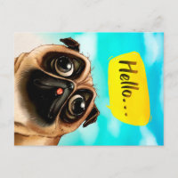 Hallo Mops Geschenkidee, Mops Besitzer, Dog Lover