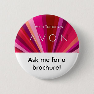 hallo morgen, fragen Sie mich für eine Broschüre Button