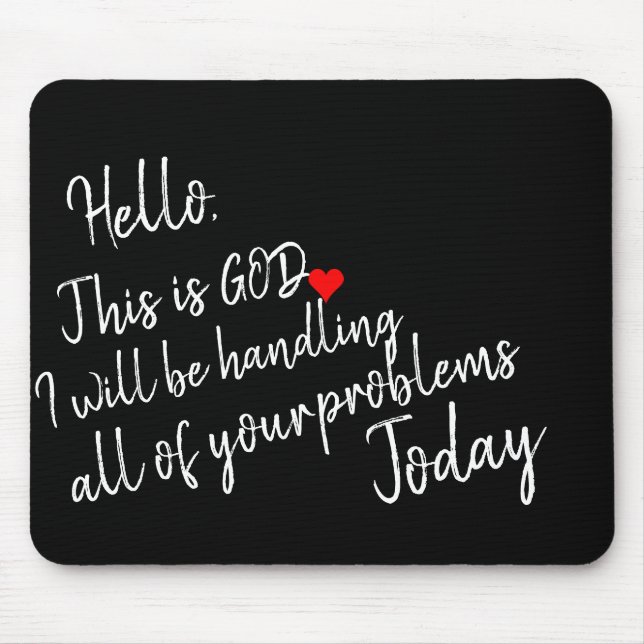 Hallo Mousepad (Vorne)