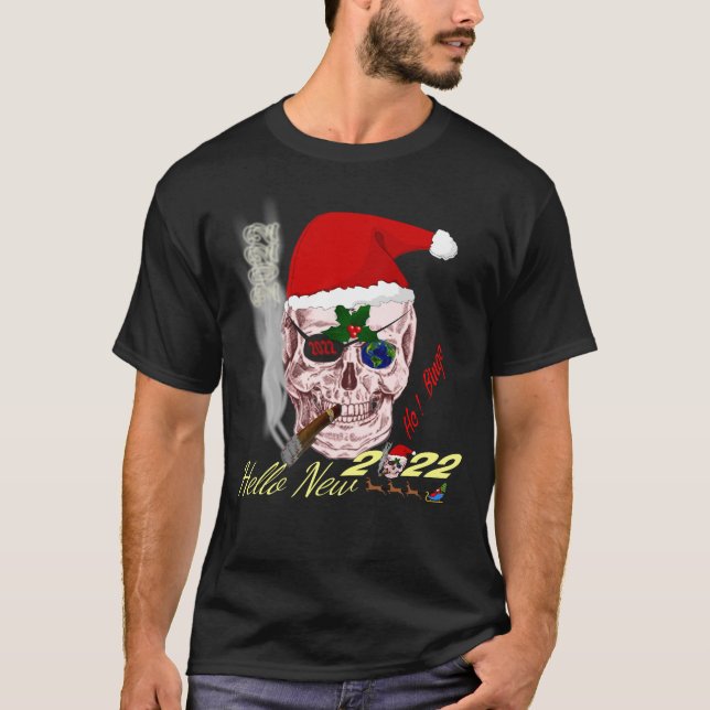 Hallo neues Jahr 2022 Bingo T-Shirt (Vorderseite)
