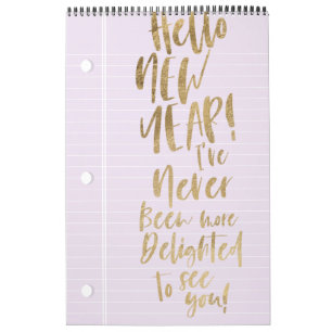Hallo Neues Jahr Bestes Jahr überhaupt   Papier mi Kalender