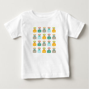 Hallo Niedlich Colorful Hallo Baby T-shirt