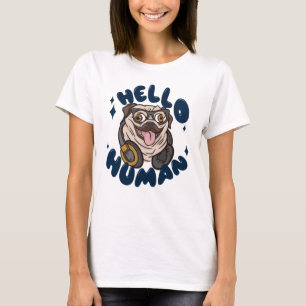Hallo, Niedlicher Hund T-Shirt