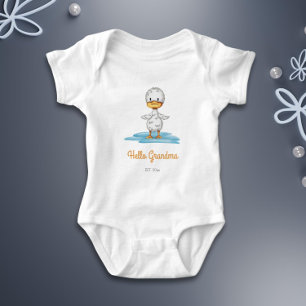 Hallo Oma Baby Reveal Bekanntgabe Strampler
