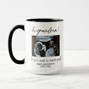 Hallo Oma und Opa Foto Ultraschall Tasse, Famil Tasse