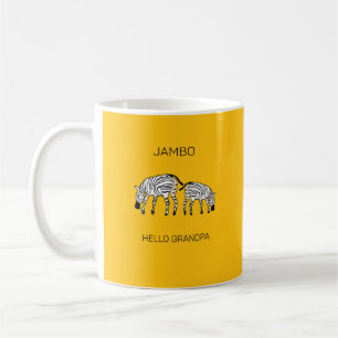Hallo Opa Niedlich Kenyan Zebras Kaffeetasse