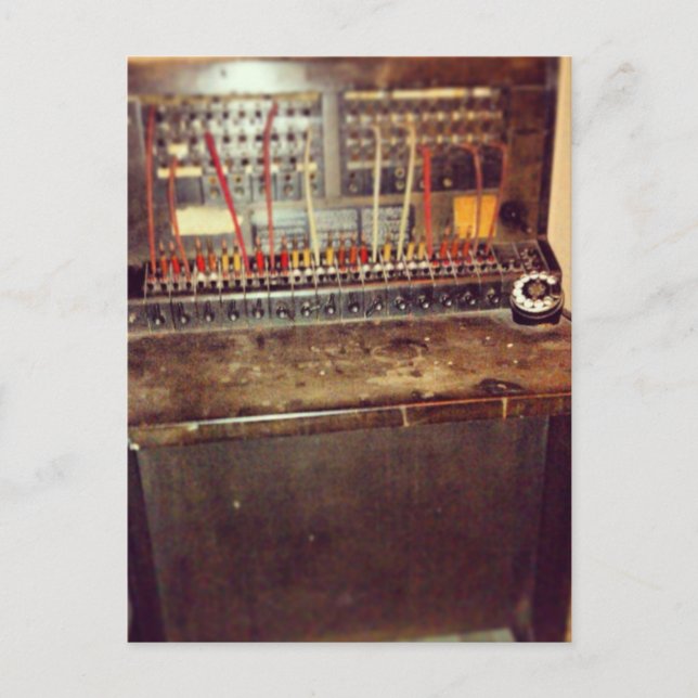 Hallo-Operator Postkarte (Vorderseite)