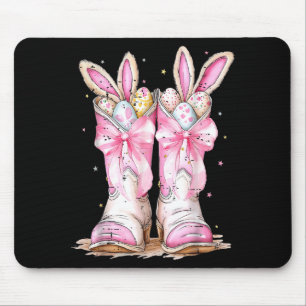 Hallo Ostern Western Osterhase Cowboy Stiefel Froh Mousepad