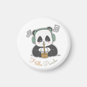Hallo Panda Magnet