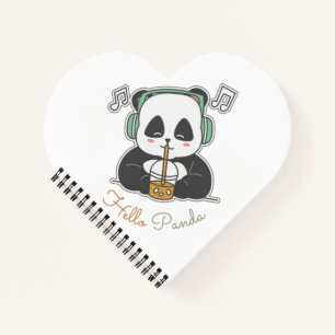 Hallo Panda Notizbuch