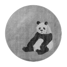 Hallo, Panda! Runde Schneidbrett