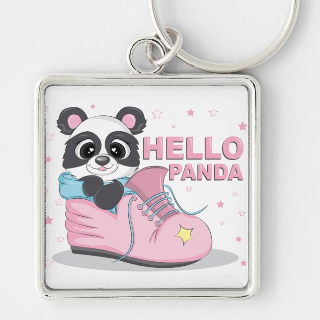 Hallo Panda Schlüsselanhänger (Hello Panda, Keychain! )