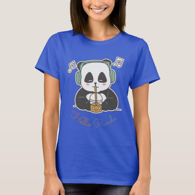 Hallo Panda T-Shirt (Vorderseite)