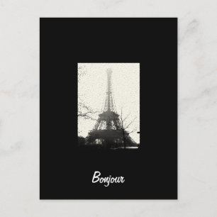 Hallo Paris Grußkarte Postkarte
