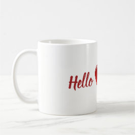 Hallo Poopchik! Herz-Tasse vom Kuchen Raisa Kaffeetasse