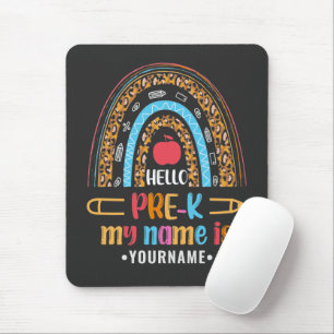 Hallo Pre K Back to School Preschool Geschenke Mousepad