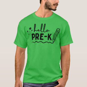 Hallo Pre K Grad 6 T-Shirt