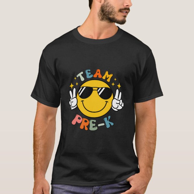 Hallo Pre-K Lehrer Student Team Pre-K Squad Girls T-Shirt (Vorderseite)