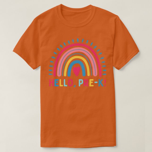 Hallo PreK 6 T-Shirt (Design vorne)