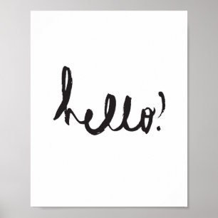 Hallo Print Poster